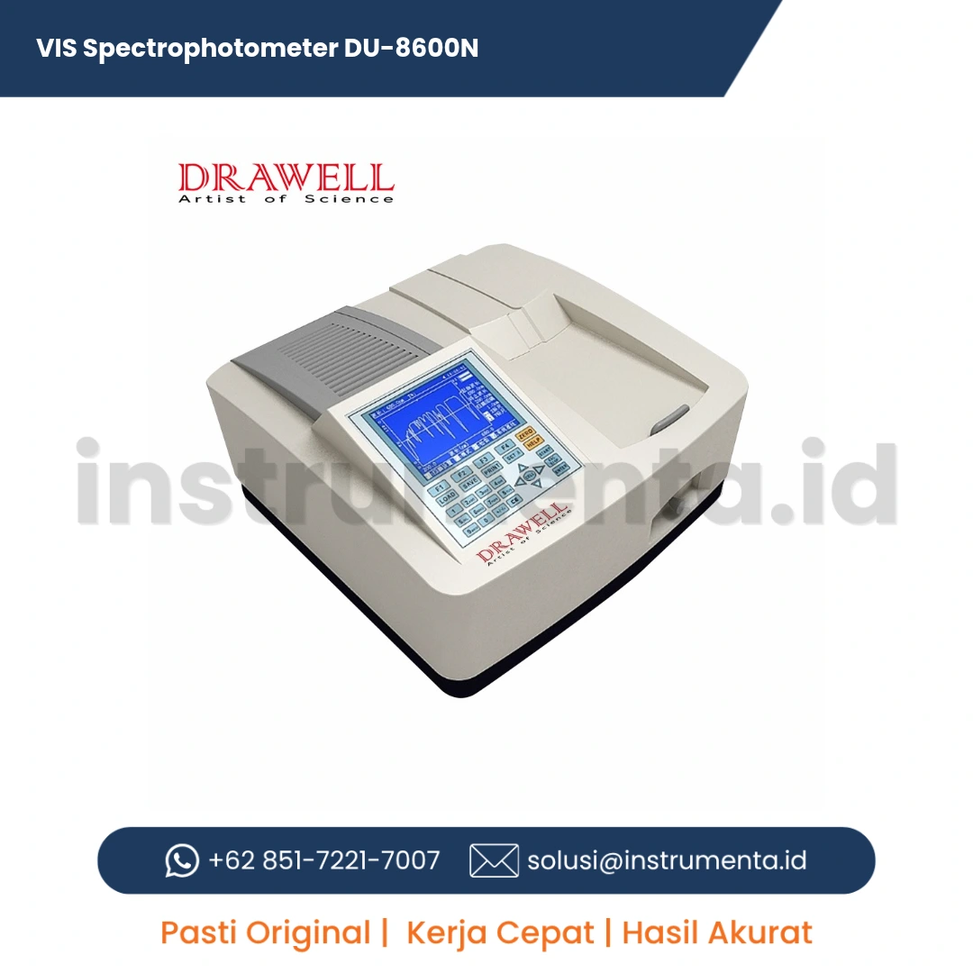 Jual VIS Spectrophotometer DU-8600N Asli & Bergaransi | Alat Uji Spektrofotometri Laboratorium Presisi Tinggi